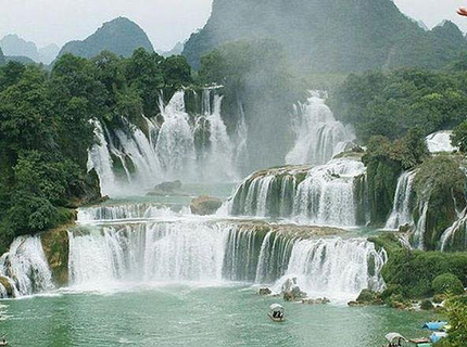 浙东悬空大瀑布旅游