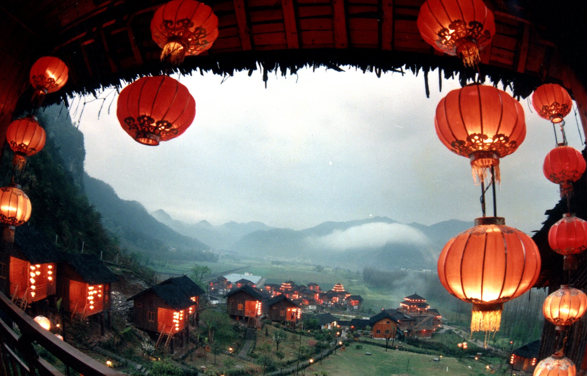 红灯笼外婆家乡村家园的门票,红灯笼外婆家乡村家园的观光,红灯笼外婆