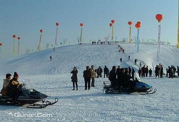 大漠沙湖滑雪场第 2 张图片