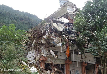 北川老县城地震遗址第 5 张图片
