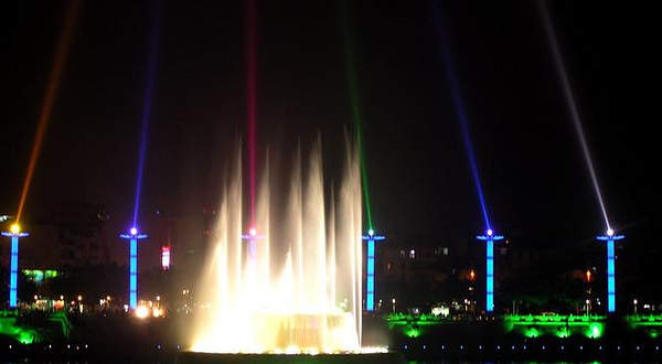 新丰江音乐喷泉