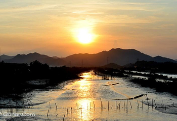渔村夕照第 1 张图片