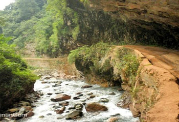 大漕河温泉瀑布第 5 张图片