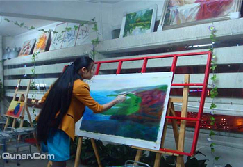 红栏休闲油画沙龙（福田华彩画场）第 4 张图片