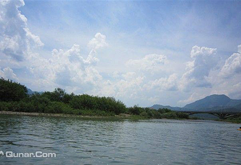 楠溪江桃花源竹筏漂流第 9 张图片