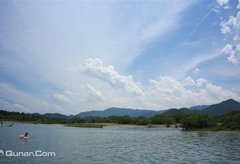 楠溪江桃花源竹筏漂流第 8 张图片