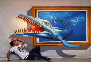 青岛风情3D错觉艺术展第 2 张图片