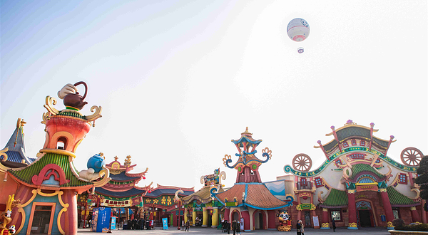 成都融创天府之星氦气球