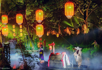 新安江景区《江清月近人》实景演艺第 6 张图片