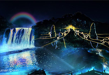 黄果树大瀑布夜游第 4 张图片