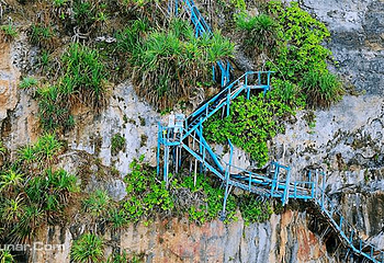 潜山大峡谷漂流第 13 张图片