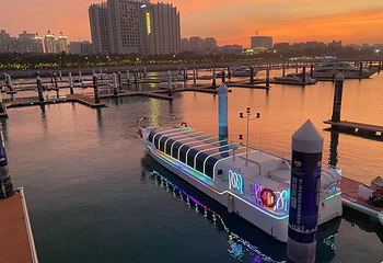 夜游海口湾第 12 张图片