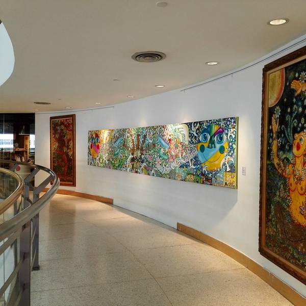 89 首页 景点详情 曼谷艺术文化中心在国家体育馆地铁站的3楼.