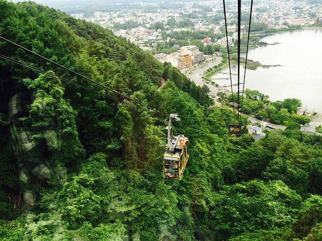 河口湖富士山全景缆车