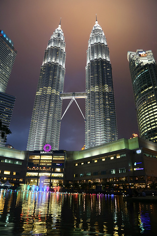 白天的双子塔除了矗立云霄的感觉,没有多么特