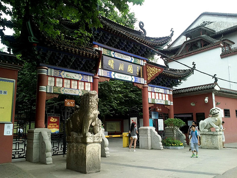 晴川阁旅游景点攻略图