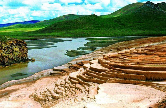 通天河第一拐弯群——"蛇曲"图片