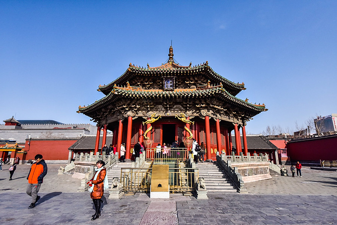 这就是沈阳故宫标志性建筑了,类似于北京的天坛.