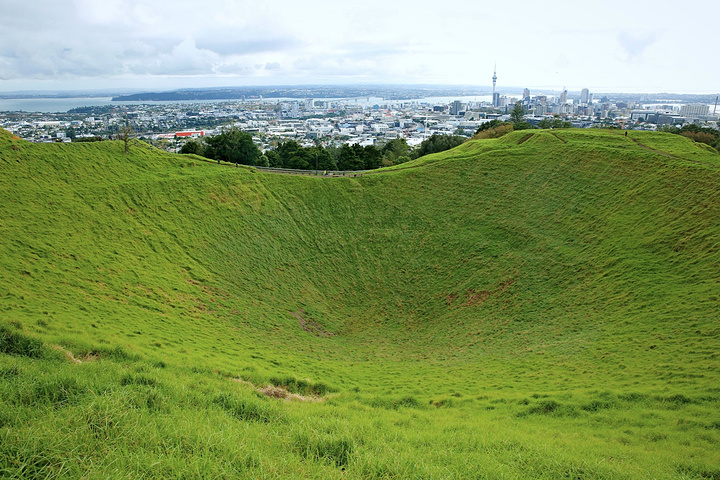 "奥克兰的自然最高点、死火山口遗址伊甸山，到达196米的山顶，市貌和海景尽收眼底_伊甸山"的评论图片