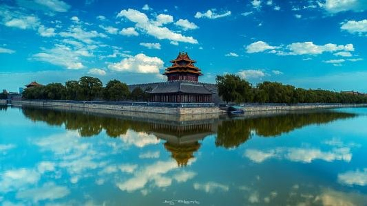 次注意到这个角楼应该是在电视剧《京华烟云》