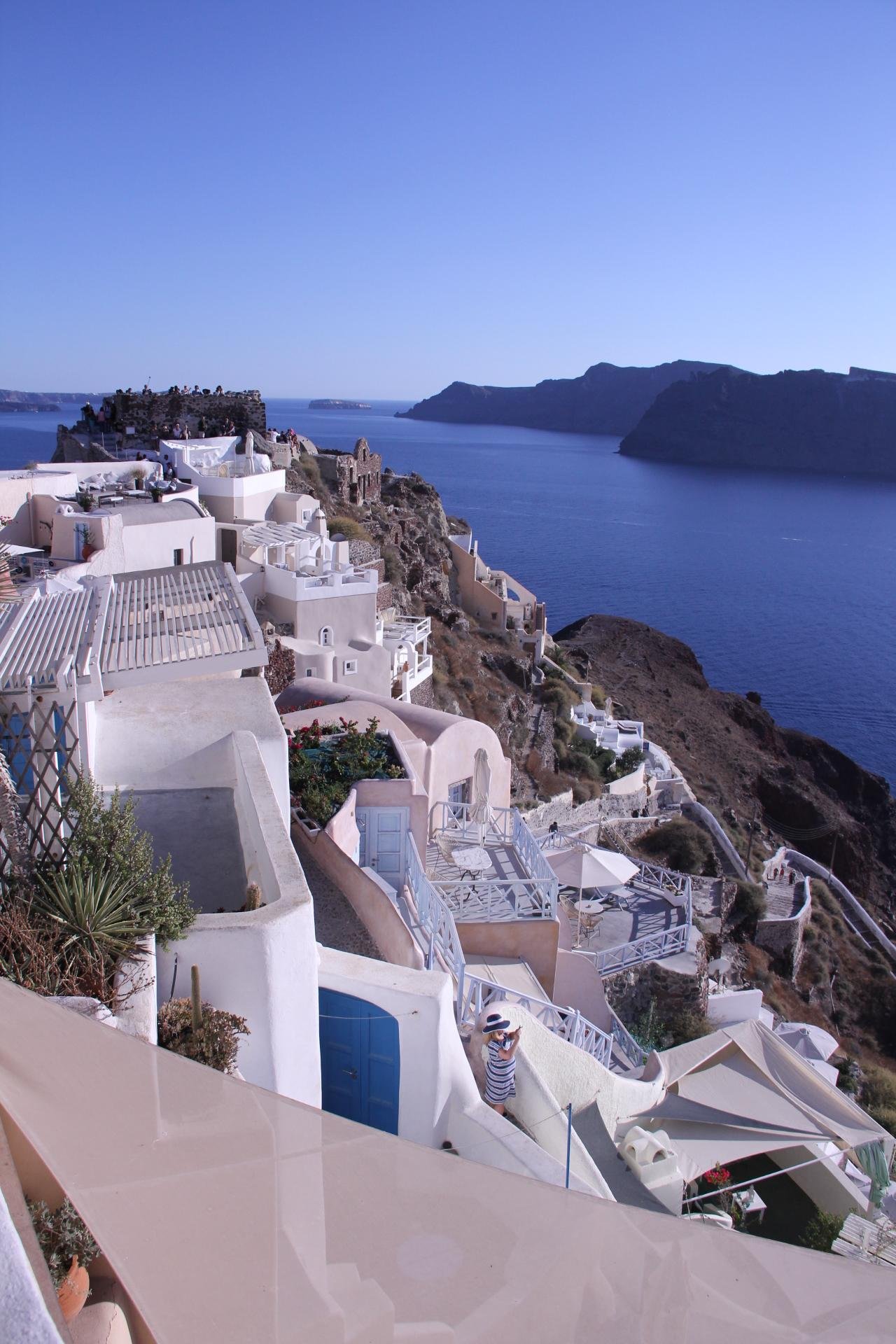 费拉小镇上俯视