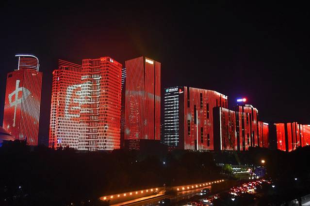 钱江新城灯光秀