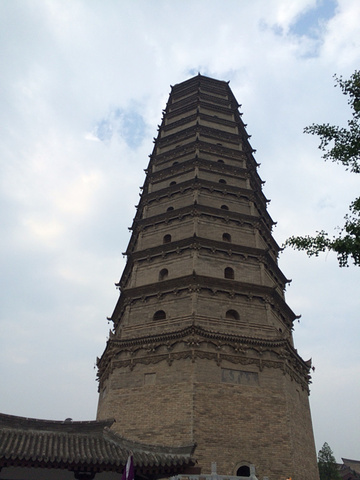 2017朝拜的心情前往法门寺合十舍利塔朝拜,有