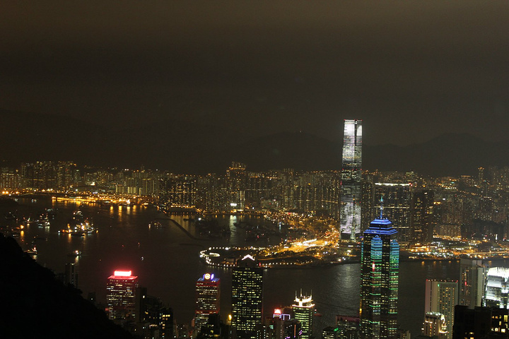 太平山顶夜景