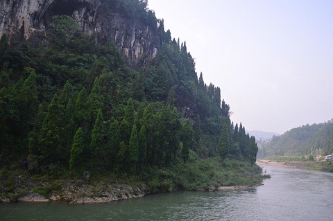 油溪河漂流旅游景点攻略图