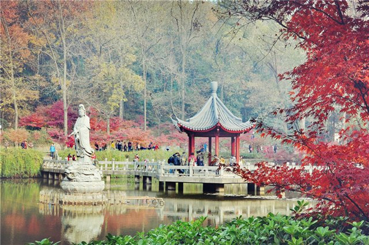 "要上栖霞山要经过栖霞寺，门票在栖霞寺门口买！我们也没什么路线，纯粹是在山上随便找些路走走！票价2元_栖霞山"的评论图片