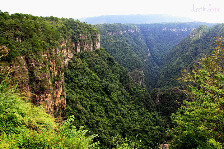 "...天飘降，轻柔，飘忽，无声无息……与雄伟壮阔的悬崖背景，刚柔并济，奇妙地融为一体，真叫人叹为观止_广东大峡谷"的评论图片