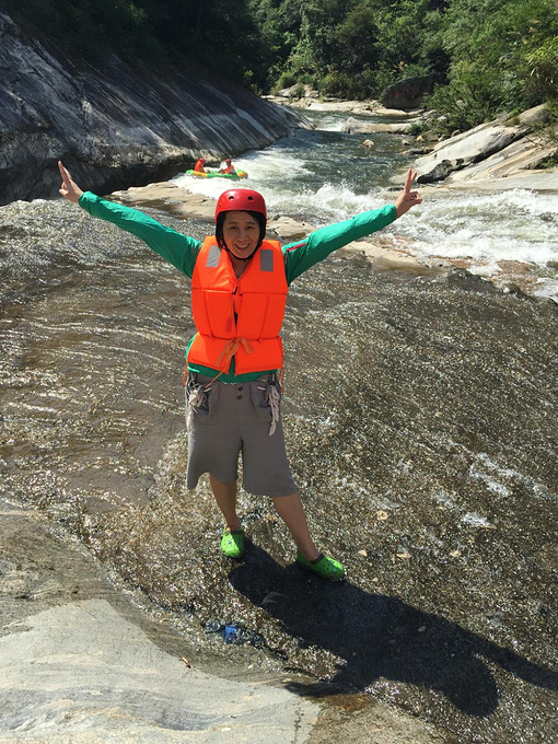 黄冈旅游攻略 避暑小分队——薄刀峰 大别山天堂寨峡谷漂流算是比较
