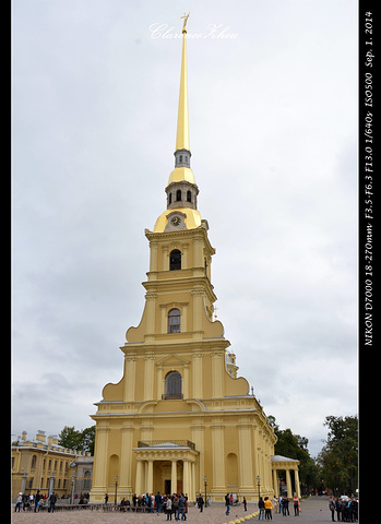 圣彼得圣保罗大教堂,全城最高建筑,但我至今没弄明白圣彼得圣保罗大