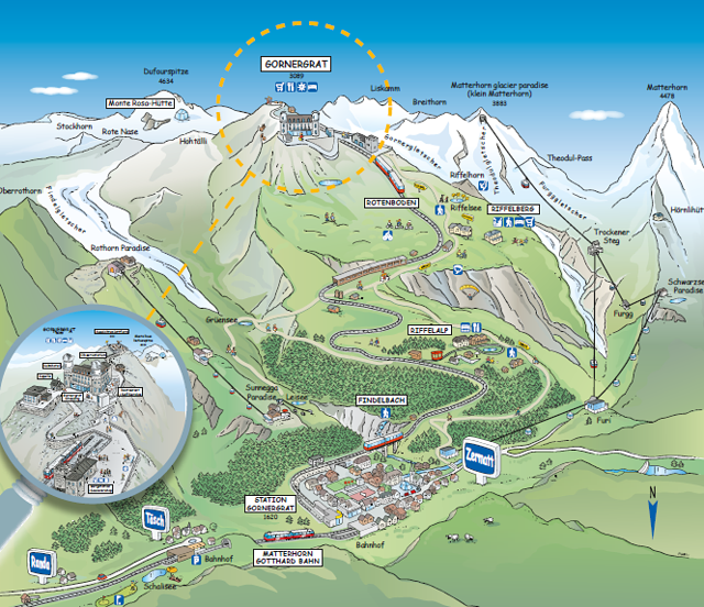 结果看到马特洪峰被一大片云朵遮盖,心里不禁一颤!