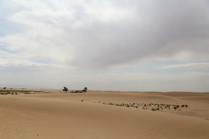 终于到了目的地第一次与沙漠零距离接触,内心