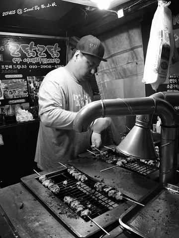 2017到了梨花女子大学咯~夜幕中的梨花大学标