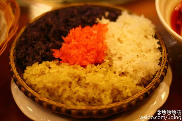 各种七彩姊妹饭