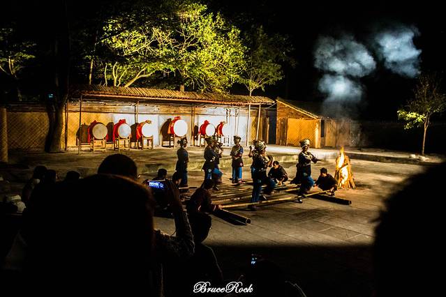 桃花岛篝火晚会