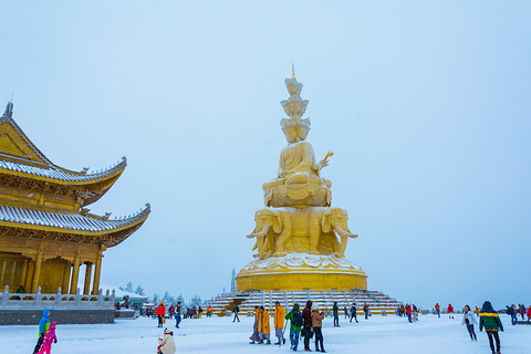 金顶旅游景点攻略图