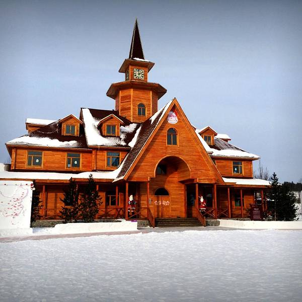 漠河北极村圣诞滑雪场