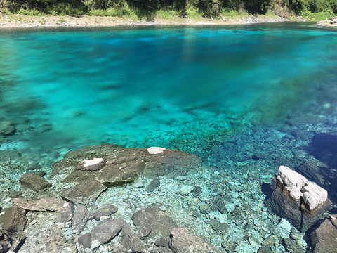 五彩池旅游景点攻略图