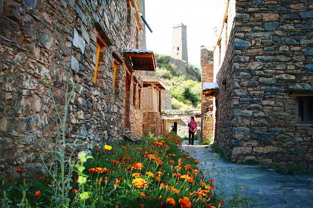 松岗直波八角古碉群景区