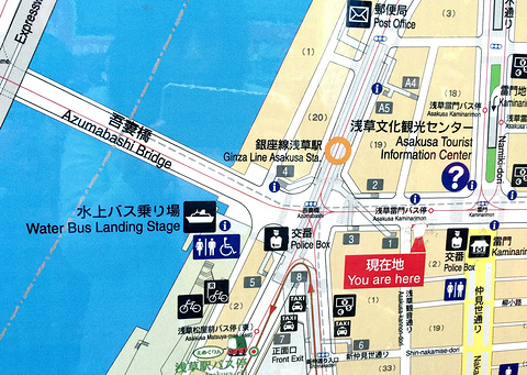 东京水上巴士旅游景点攻略图