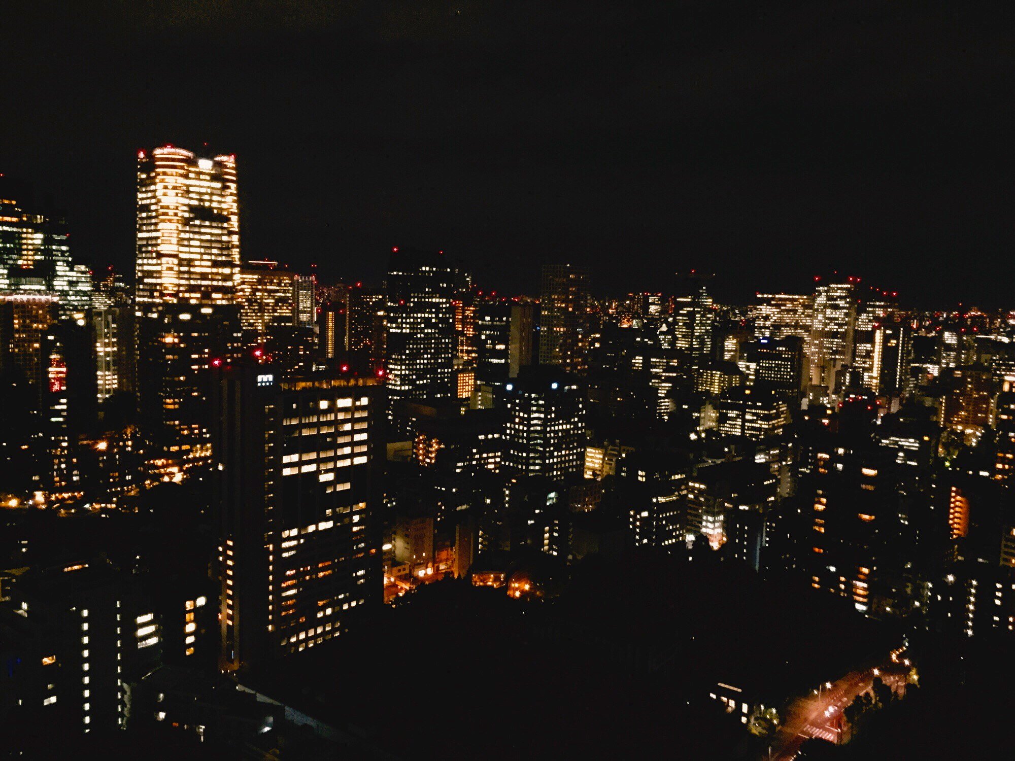 其实夜晚特别明亮的也就只有陆家嘴一带而东京真的让人感觉整个城市都