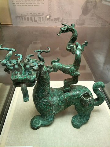 先去洛阳博物馆热热身～赵先生特别喜欢看博物馆里的各种出土文物