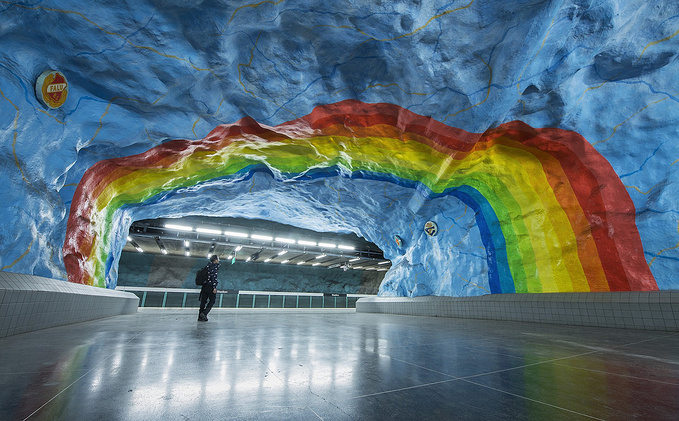 看世界最美地铁,试试三天时间爱上斯德哥尔摩