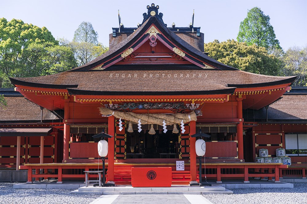 2024北口本宫富士浅间神社游玩攻略,现存本殿,拜殿,币殿,楼门.