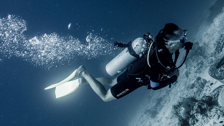 由于同行的有刚刚拿到ow证书的潜水员所以我们今天不能去难度太大的潜