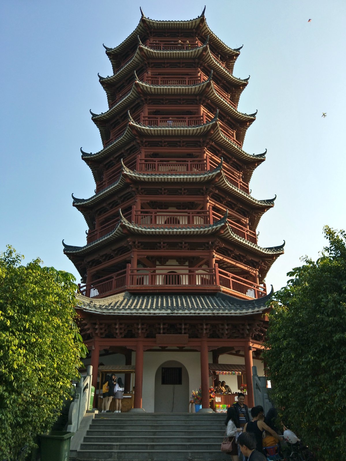 华阳塔,可以登高远眺.