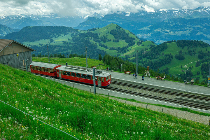 2021拍拍路上的风景，还有 瑞士 特色的登山小火车这份大自然的原始令人愈发的兴奋并没有直接坐火车_瑞吉山评论去哪儿攻略